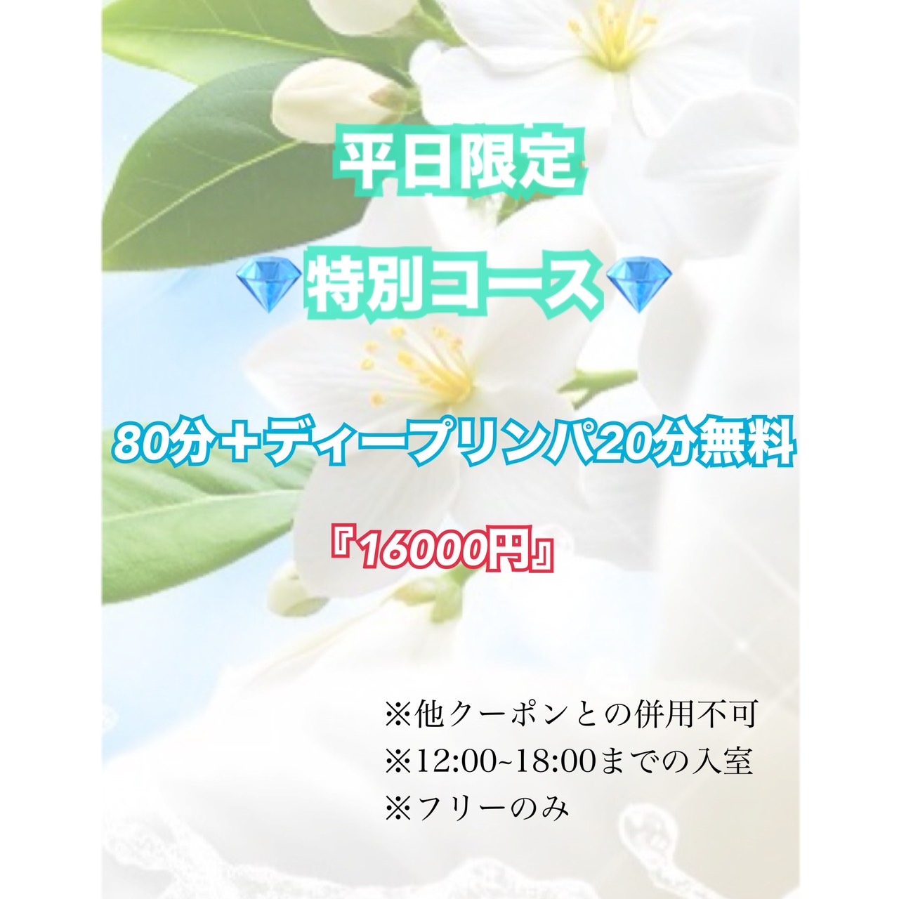 平日限定特別コース